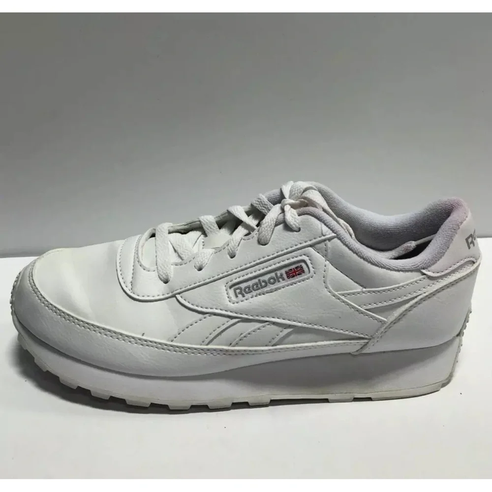 Reebok Women’s Renaissance White Lace-Up Sneakers, Size 8M